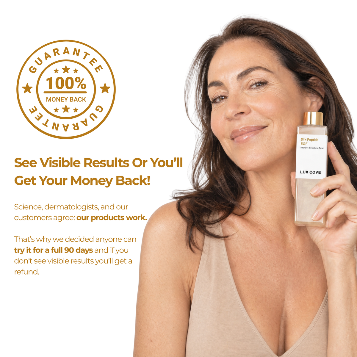 Lux Cove Silk Peptide EGF Tox Toner