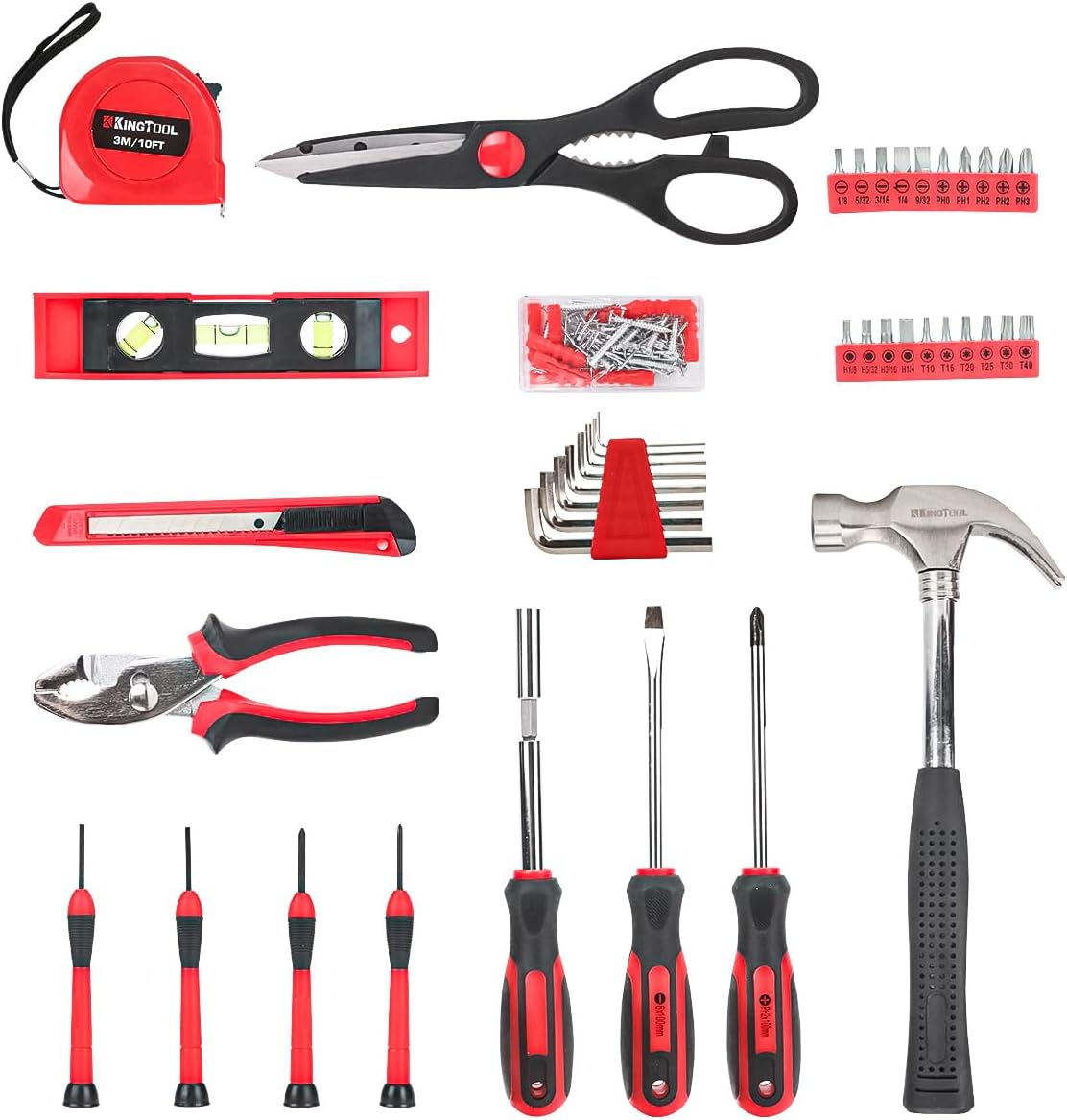 KingTool Home & Auto Repair Tool Kit