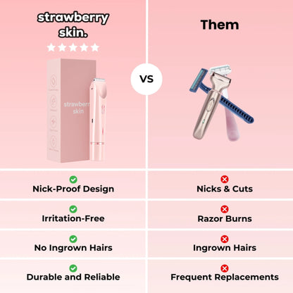 Berry Smooth Shaver | Pain Free Hair Removal