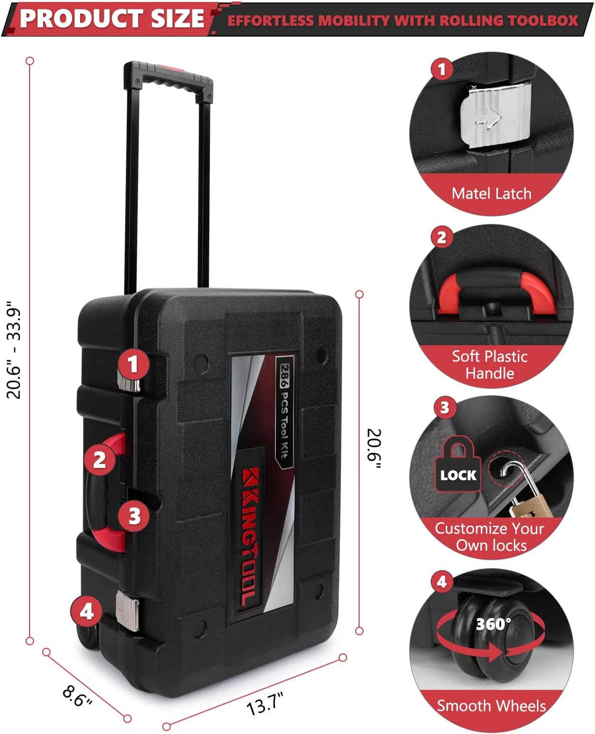 KingTool Home & Auto Repair Tool Kit
