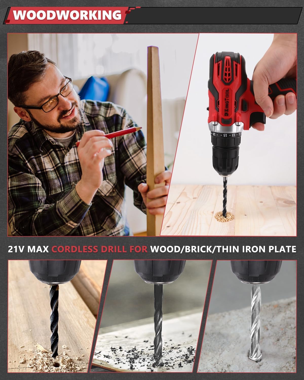 KingTool Home & Auto Repair Tool Kit
