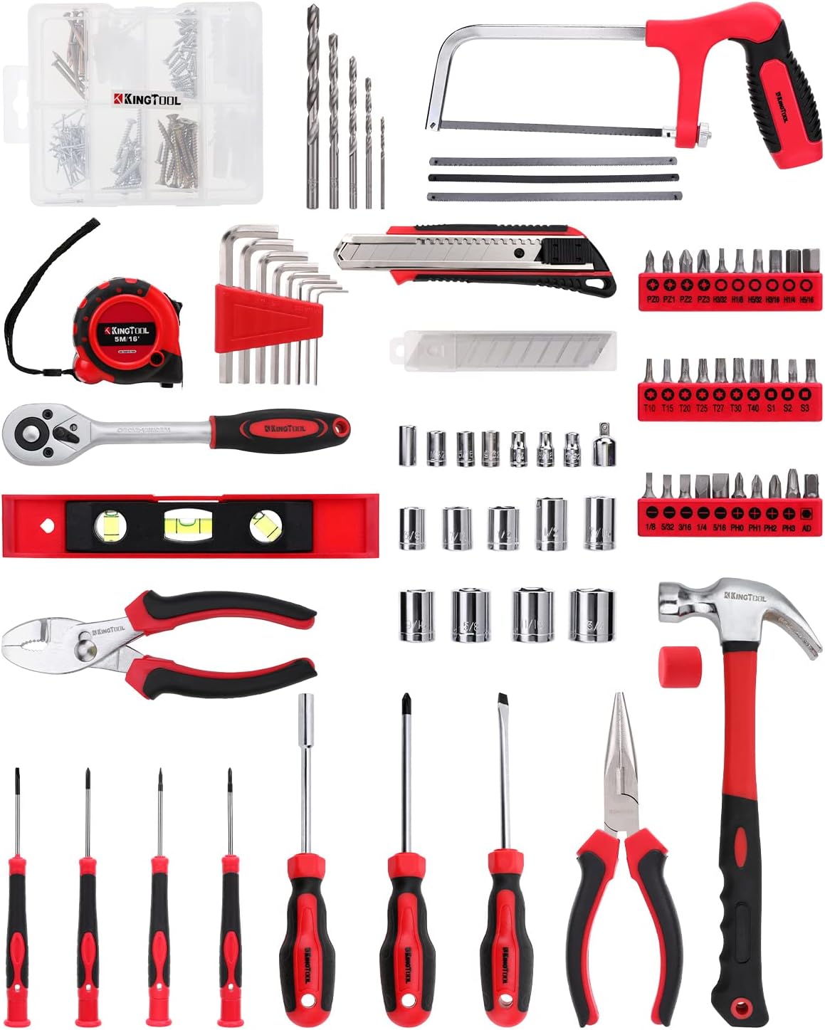 KingTool Home & Auto Repair Tool Kit