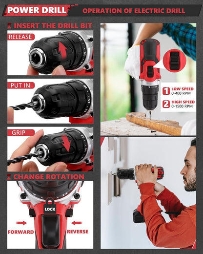 KingTool Home & Auto Repair Tool Kit