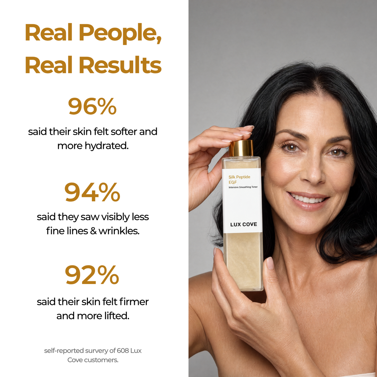 Lux Cove Silk Peptide EGF Tox Toner
