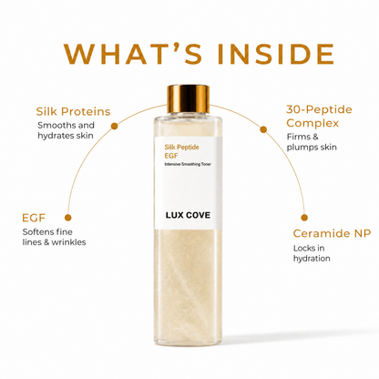 Lux Cove Silk Peptide EGF Tox Toner