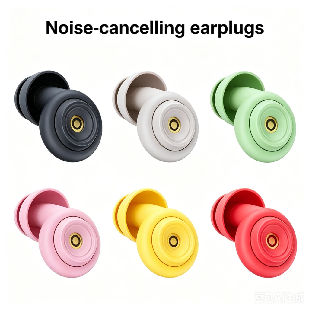 Waterproof Noise-Cancelling Silicone Ear Plugs