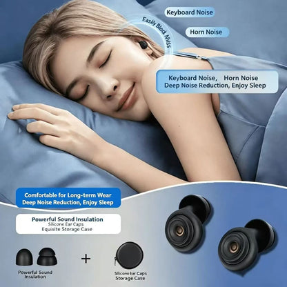 Waterproof Noise-Cancelling Silicone Ear Plugs